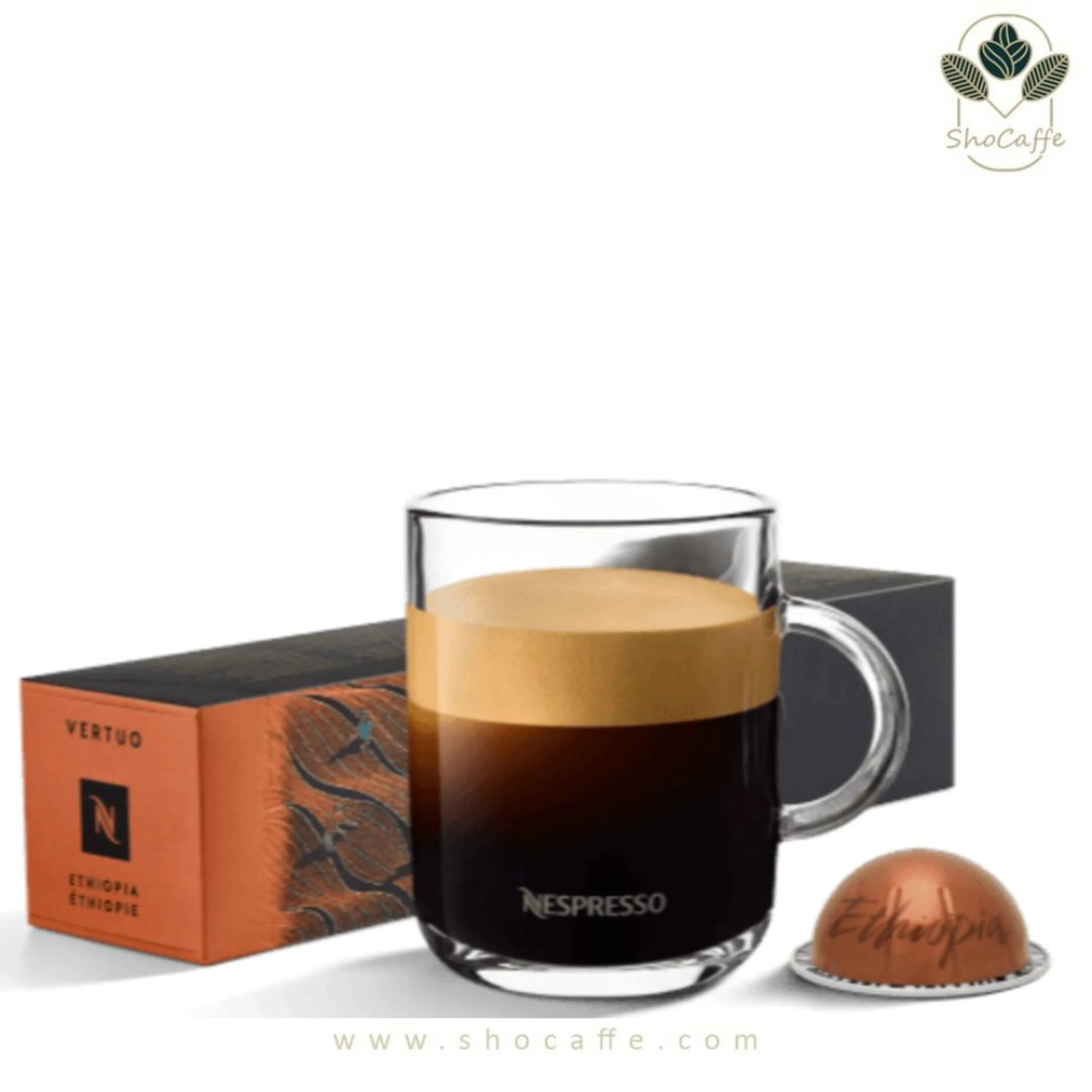 کپسول قهوه نسپرسو ورتو اتیوپی Gran Lungo Ethiopia